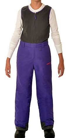 Arctix Kids Limitless Fleece Top Bib Overalls, Purple, Large Husky