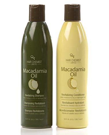 Hair Chemist Macadamia Oil Revitalizing Combo - Shampoo 10 ounce and Conditioner 10 ounce