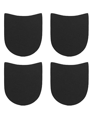Shoe Heel Repair Rubber Pads Extra Large, 4mm (5/32 Inch) Thick, Anti-Slip Boot Heel Replacements for Men’s & Women’s Shoes – 2 Pairs