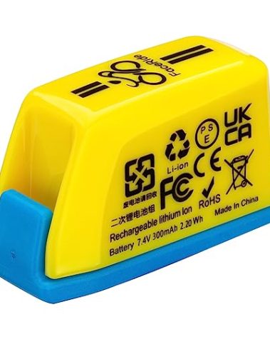UV Painting Battery for Axs etap Sram Force Rival Eagle Gx XX1 X01, Compatible for Sram Battery Charger, Colorful (Yellow)