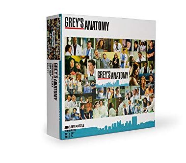 Grey's Anatomy Collage 1000 Piece Jigsaw Puzzle for Adults | Educational Toy Gifts | Challenging Interactive Brain Teaser for Family Game Night | 28 x 20 Inches
