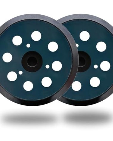 2 Pack 5 Inch 8 Hole Replacement Sander Pad for Porter Cable Sander -2 Pack 5" Hook and Loop Sanding Pad For 343, 343k, 390, 390K, 382, 343VSK Orbit Sander