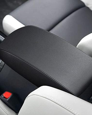AOMSAZTO Armrest Covers for Corolla 2014-2019 Black Console Cushion for Corolla