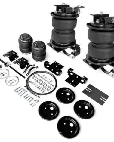 ZYFONLIX Air Spring Bag Suspension Kit Compatible with 2001-2010 Chevy Silverado 2500 & 3500 (RWD & 4WD) pickups, GMC Sierra 2500 & 3500 RWD/4WD pickups OEM Airlift 57275 up to 5000 lbs