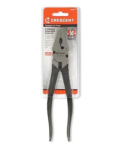 CRESCENT 8" Button Fence Pliers - 10008VN-05