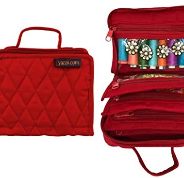 Yazzii Crafters Mini Organizer Tote Bag - Multipurpose Storage Organizer for Crafts, Cosmetics, & Jewelry