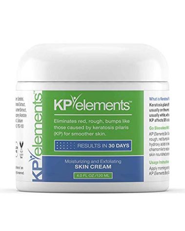 KP Elements Keratosis Pilaris Lotion (4 fl oz) - Natural Keratosis Pilaris Treatment, Moisturizing & Exfoliating AHA Lotion for KP, Vegan, Made in USA
