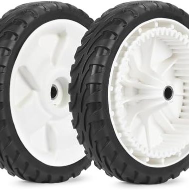 Sutmorly 119-0311 Front Drive Wheels for Toro 137-4832 115-2878 205-360 Lawn Mower Drive Wheel for Toro 22" Recycler 20330 20339 20350 20370 20954 Self-propelled 8" Mower Front Drive Wheels 2 Pack