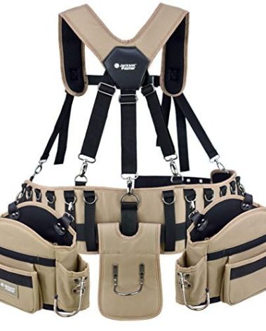 JACKSON PALMER Professional Tool Belt - Comfort Rig Tan & Black
