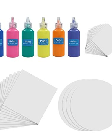 Wings Giant Spin Art Machine Variable Speed, Battery Operated Spinner - Paint Spinner with Splatter Guard, Washable Paint, Spin Art Kit, Art Design Card, Stem Toys, Kid Arts and Crafts, Girls Boys