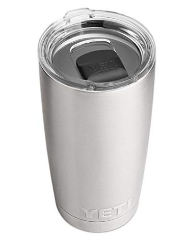 YETI Rambler 20 oz Tumbler, Stainless Steel, Vacuum Insulated with MagSlider Lid, Stainless
