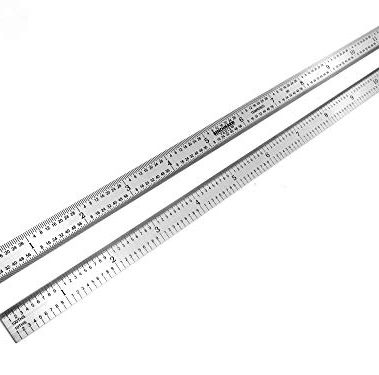 Benchmark Tools 466668 Flexible 12 Inch 5R Machinist Rule with 1/10, 1/100, 1/32 and 1/64 Markings Tempered Stainless Steel with Brushed Finish Conforms to EEC-1 Accuracy Standards