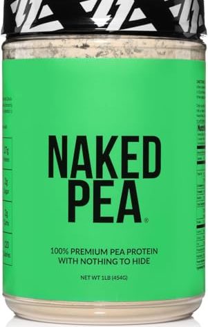 Naked Pea - Pea Protein Isolate - Plant Based, Vegetarian & Vegan Protein. Easy to Digest, Non-GMO, No Lactose, No Soy and Gluten Free - 15 Servings