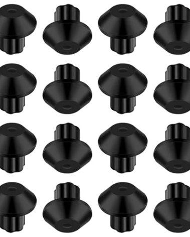 16 Pcs WB2K101 WB02T10461 Stove Grate Rubber Feet Replacement Kitchenaid Gas Range Stove Top Cooktop Burner Grates with 3/16" Hole Replaces WB02K0101 WB02T10461 AP2622260 PS241358