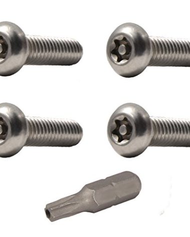Fastenere Torx Security Machine Screws - 6-32 x 5/8" (25-Pack) Stainless Steel, Tamper-Resistant, Button Head Screws, Bolt Screw for Higher Level of Safety & Theft Prevention