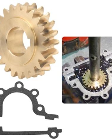 51405MA 51279MA Worm Gear & Gasket Kit Compatible With Craftsman SnowThrower for 2 Dual Stage Snowblower 536886540 536886180 601002109, Replaces MT51405MA, 51405, 9355, 204167 Models (22 Teeth)