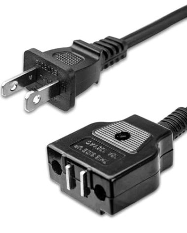 028372 Deep Fryer Breakaway Power Cord for Waring DF175 DF250 DF280 TF200 Deep Fryer Cord Replacement - Deep Fryer Cord - Deep Fryer Parts & Accessories (Interface Size: 1.6 * 0.7 Inch)