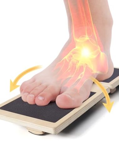 Ankle Balance Board – Stability Trainer for Rehabilitation, Basketball, Running, Yoga & Injury Recovery – Home Gym Equipment (Includes Workout Guide)
