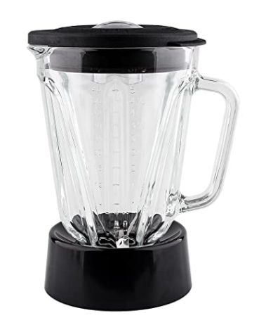 Joyparts Replacement Parts 5cups Glass jar with SPB-7CH-LR Collar Collar and blade,Compatible with Cuisinart Blender