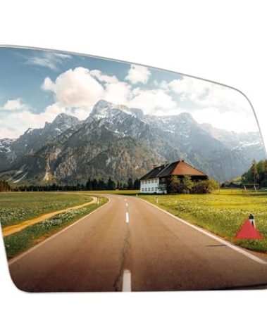 LOIYLLEN Passenger Side Mirror Replacement for Mercedes Benz GLE GLS GL/ML/G/R class (X164 W166 X166) 2010-2019 - Right Side Mirror Glass, Rear View Mirrors Glass with Power Heated & Blind Spot