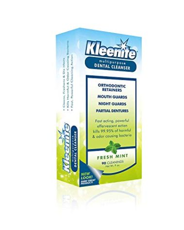 Kleenite Kleenite Dental Cleanser Fresh Mint, Fresh Mint 9 Oz, Pack of 3