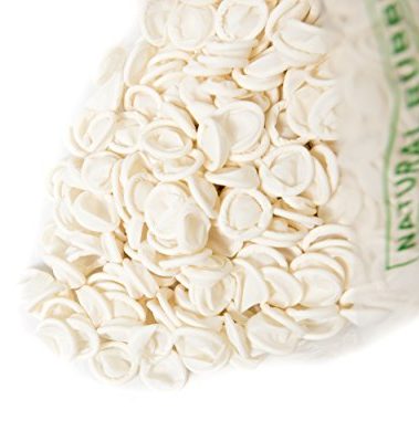 Bertech General-Purpose Latex Finger Cots, Powder-Free, Medium, White, Natural (Pack of 1440)