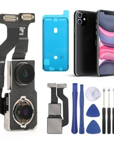 Back Rear Camera Replacement for iPhone 11 Module 12MP Main Rear Lens Parts Replacment for A2221 A2111 A2223