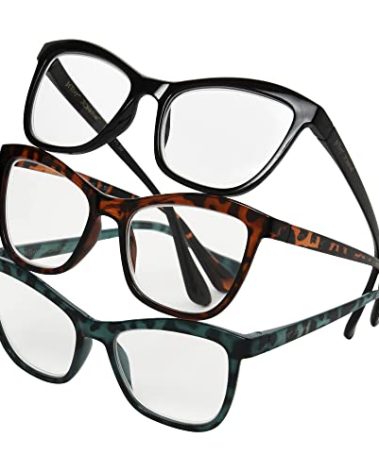 Betsey Johnson Women's Telcroc Way Reading Glasses, Black, Tortoise, Teal Tortoise, 52 mm + 2
