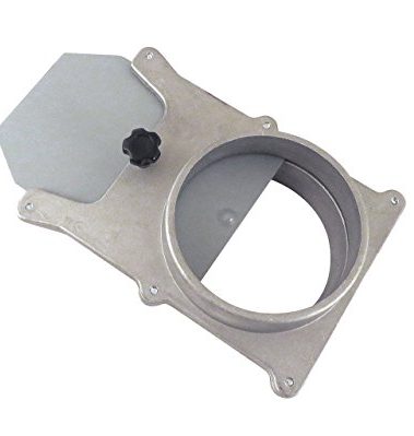6" OD Self Cleaning No Clog Aluminum Blast Gate Cut Off Valve for Dust Collection System ABG6