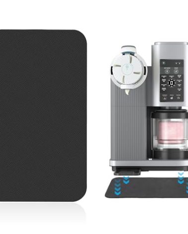 Sliding Pad Compatible with Ninja Swirl by CREAMi Ice Cream and Soft Serve Maker NC701 - Easy to Slide the Ice Cream Maker on the Kitchen Countertopp - Accessories for Ninja Swirl Creami Maker
