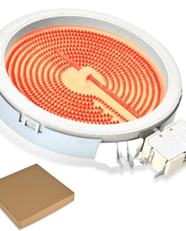 UPGRADED W11171119 6.5" Radiant Surface Element Compatible with Whirlpool Glass Top Burner 8273994 Maytag Electric Freestanding Range Element WP8273994 KitchenAid Electric Range Replacement Parts