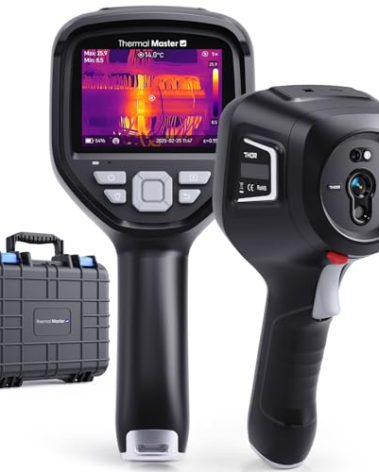 Thermal Master Handheld Thermal Imager, 640×480 3.5" IPS Screen, 512×384 X³ IR Resolution, -4℉ to 1022℉, Infrared Imager with Fusion Imaging, Thermal Imaging Camera with 2MP Visual Camera(Thor 002)