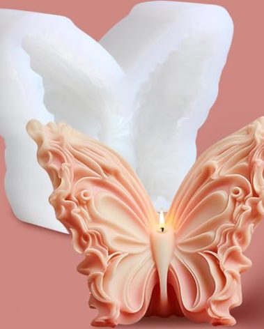 1Pcs Butterfly Silicone Molds - Butterfly Candle & Soap Mold for Candle & Soap Making - DIY Crafts
