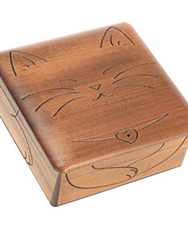 Polish Handmade Wooden Floral Box Linden Wood Keepsake Bracelet Jewelry Box