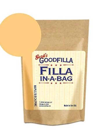 GoodFIlla Maple Beech Pine, 4 oz, Wood and Grain Filler powder, Stainable, Paintable, Sandable, Versatile | Zero Waste