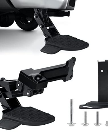 82215842AD OEM Retractable Tailgate Step Compatible with Dodge Ram 2500 3500 (2019-2024), Truck Rear Bumper Corner Bedstep Replace#82215842AH 82215842AI 82215842AC 82215842AG 82215842AE