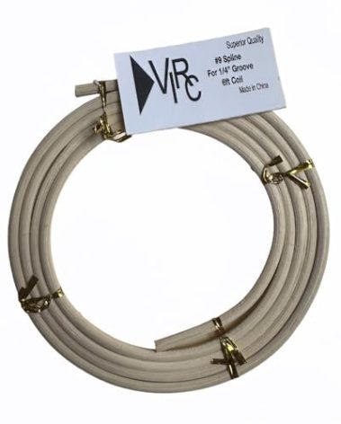 VIRC Reed #9 Spline for 1/4" Groove - 6ft Coil for Chair Caning & Seat Weaving