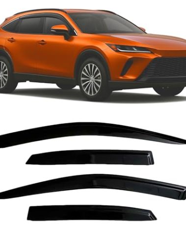 2023-2026 Tape-on Rain Guards for Lexus RX Side Window Deflector Visors 350 350h 500h F Sport Premium Luxury Durable Tinted Vent Shade 2024 2025