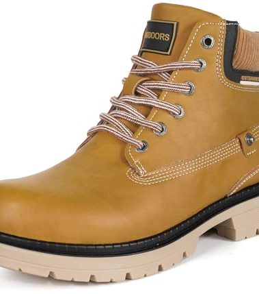 Eagsouni Womens Mens Hiking Boots Casual Outdoor Waterproof Lightweight Ankle Boots Winter Fall Comfortable Backpacking