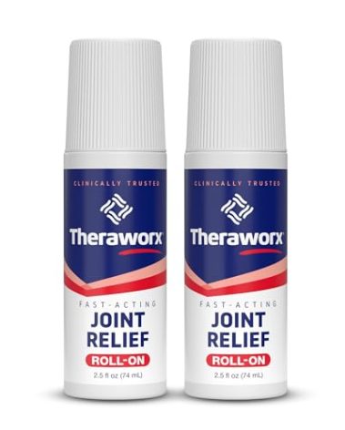 Theraworx Fast-Acting Joint Relief Roll-On Joint Discomfort & Inflammation Relief - 2.5 Oz - 2 Count