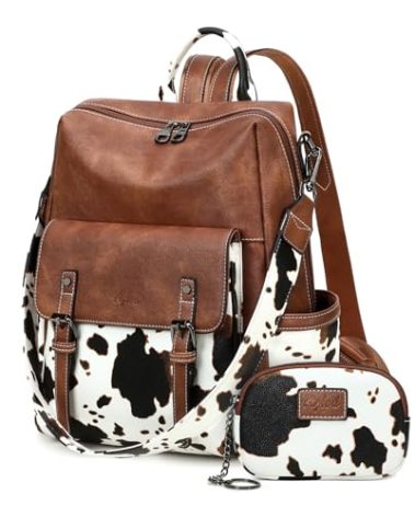 AGLOD Backpack Purse for Women PU Leather Back Packs Designer Ladies Shoulder Bag Fashion Faux Work Travel Handbags