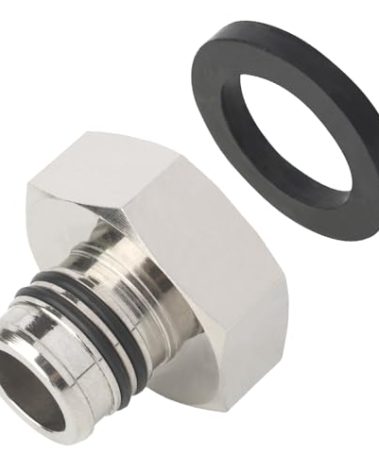 AB 10 Pcs 3/4" PEX Radiant Manifold Connector/Adaptor/Tubing Nuts, Branch Ports Plumbing Fittings for AB/WiseWater 2-12 Loop Manifolds