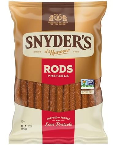 Snyder's of Hanover, Pretzel Rods, 12 Oz Bag