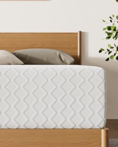 Signature Design by Ashley Chime Memory Foam 12" Queen Mattress with Thick Memory and Support Foam for Pressure Relief, Fiberglass Free, Mattress In A Box