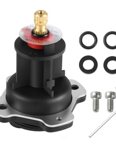 Tanxury GP77759 Mixer Cap, Compatible with Kohler K-GP77759, Shower Valve Cartridge Replacement, for Rite-Temp Shower Valves and Pressure Balance 1/2"" Shower Valve, Black