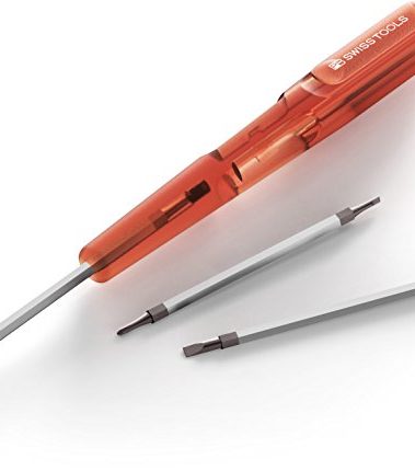 PB SWISS 169 TYPE 1 POCKET SCREWDRIVER WITH 3 DOUBLE BLADES SLOTTED + PHILLIPS