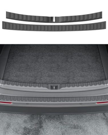 xipoqix Rear Bumper Protector Compatible with 2019-2025 Toyota RAV4 2PCS TPE Trunk Sill Protector Replacement for 2019-2025 Toyota RAV4 Accessories