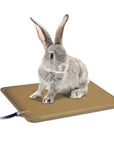 K&H Pet Products Small Animal Outdoor Heated Pad Tan Petite 12 X 9 Inches