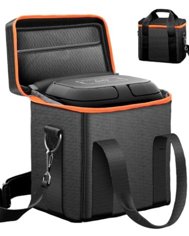 Portable Power Station Carrying Bag, Easy Carrying for Your Power Bank, 8.07×4.92×6.89inch, Storage Case for Camping Essentials,Battery Protective Cover&Carrying Case Bag for Travel Water Resistant