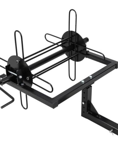 Iron Wire Unroller - Wire Unroller with Bolts, Receiver Hitch Compatible, Fencing Wire Spreader with 2" Receiver, for Trucks, Tractors, and ATVs